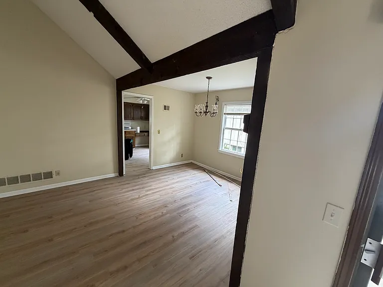 Dining room from living room