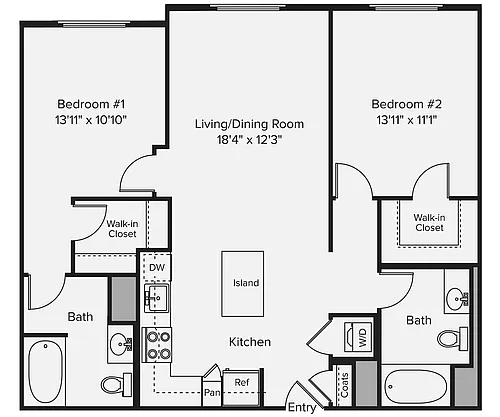 Floor plan B4-A11-210