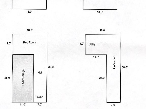 Floor layouts.
