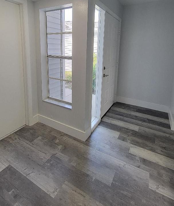 Entrance view of front door.