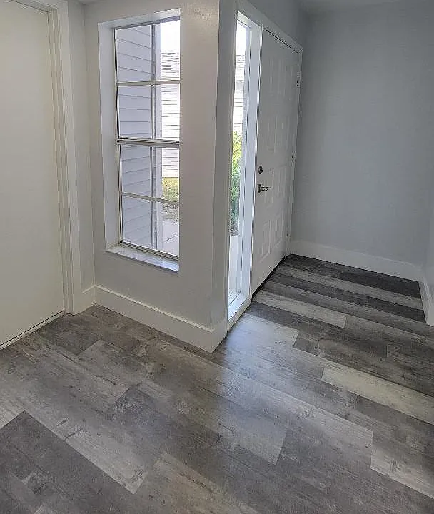 Entrance view of front door.
