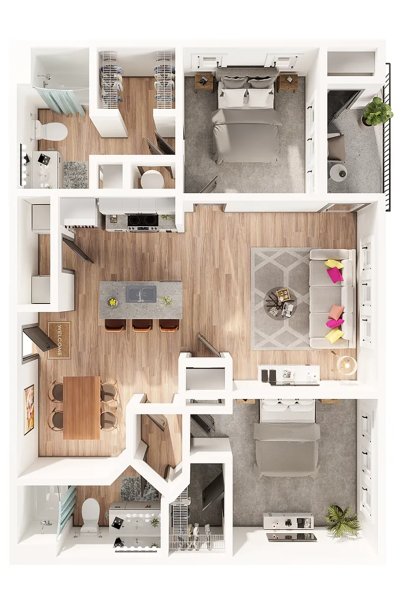 Floor plan B8