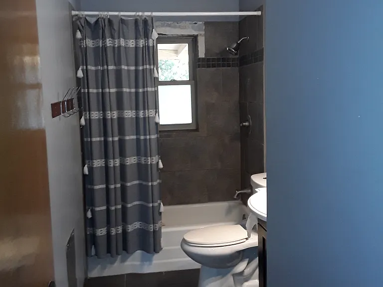 Hallway bathroom