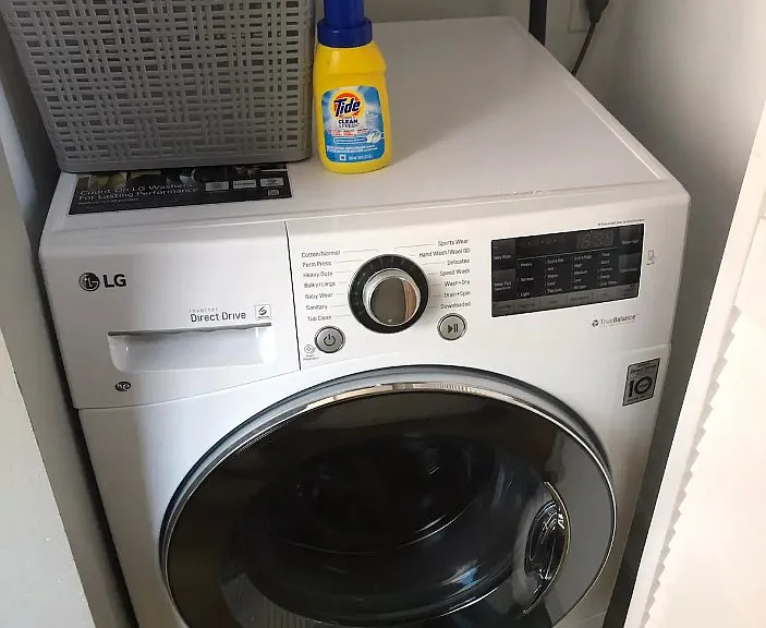 All in One LG washer/dryer. **Drying time is almost doubled**