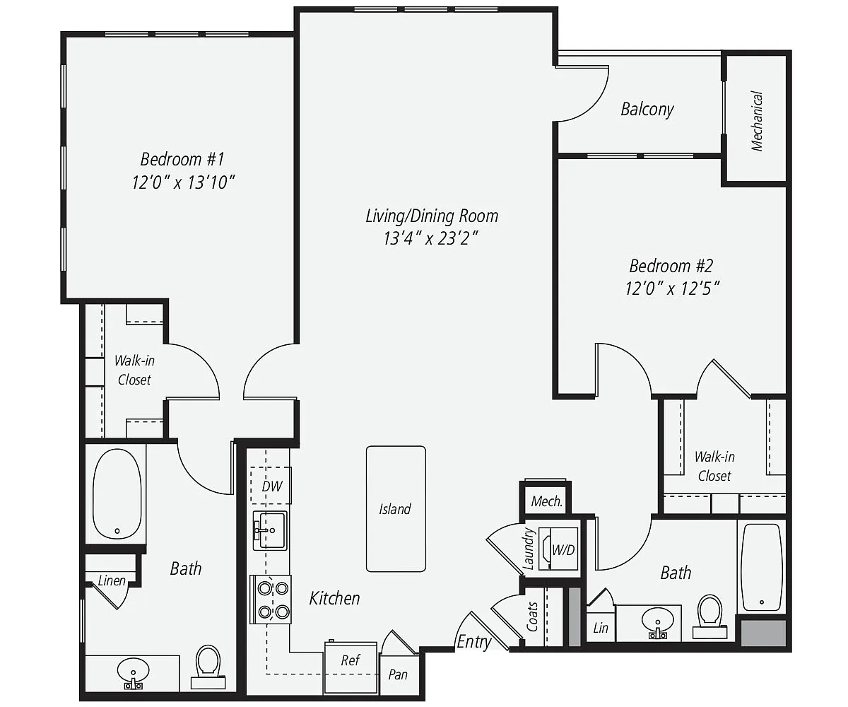 Floor plan B12A-X-1275