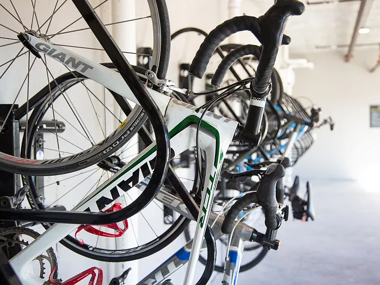 Bike racks available