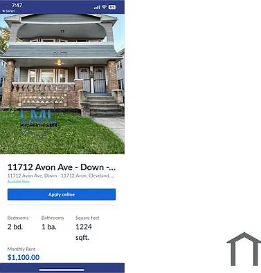 2 bed, 1224 sqft, $1,100 — Photo 2