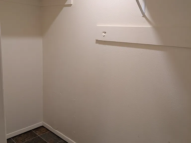 spacious pantry off the dinning room close to the kitchen