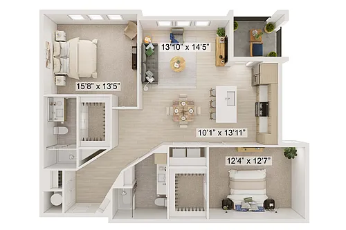 Floor plan B3