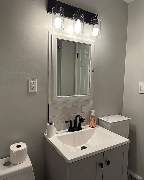 Downstairs bath remodeled 