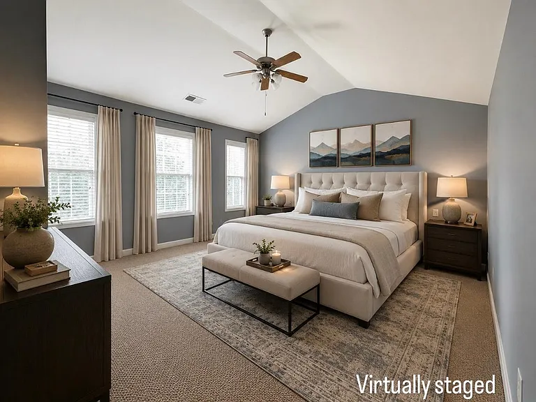 Master Bedroom - Virtually Staged