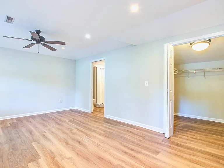 Large walk in closet in primary suite