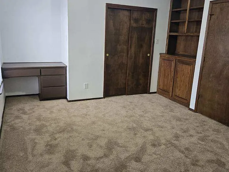 Two large bedrooms upstairs with built-ins