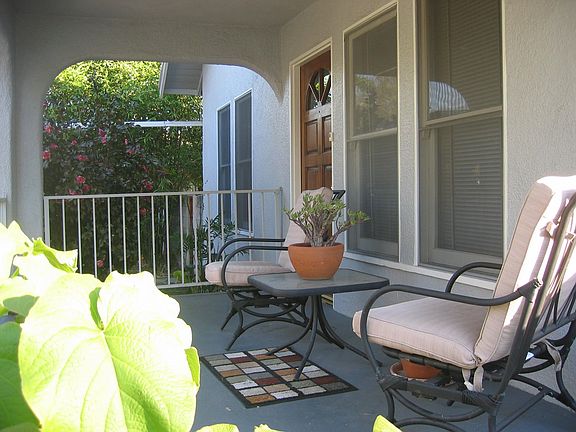 Front porch of bungalow