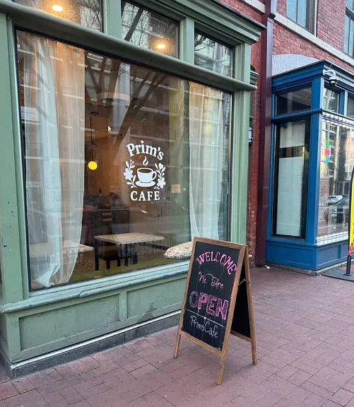 Prim's Cafe on 7th Street.