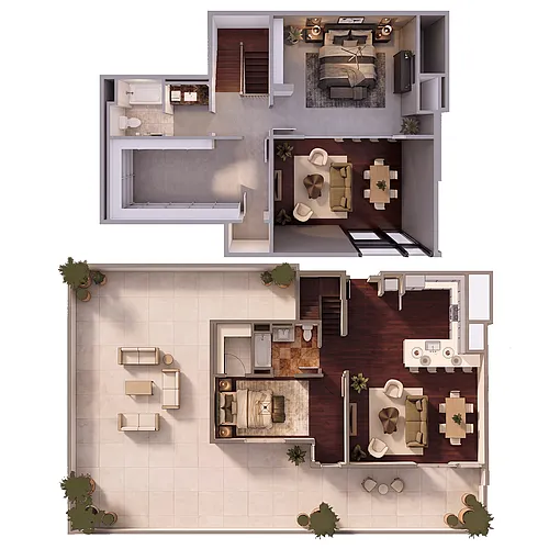 Floor plan L-PH A905