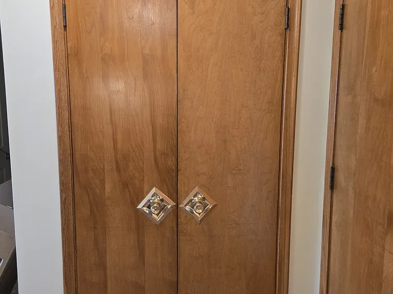Large entry closet.