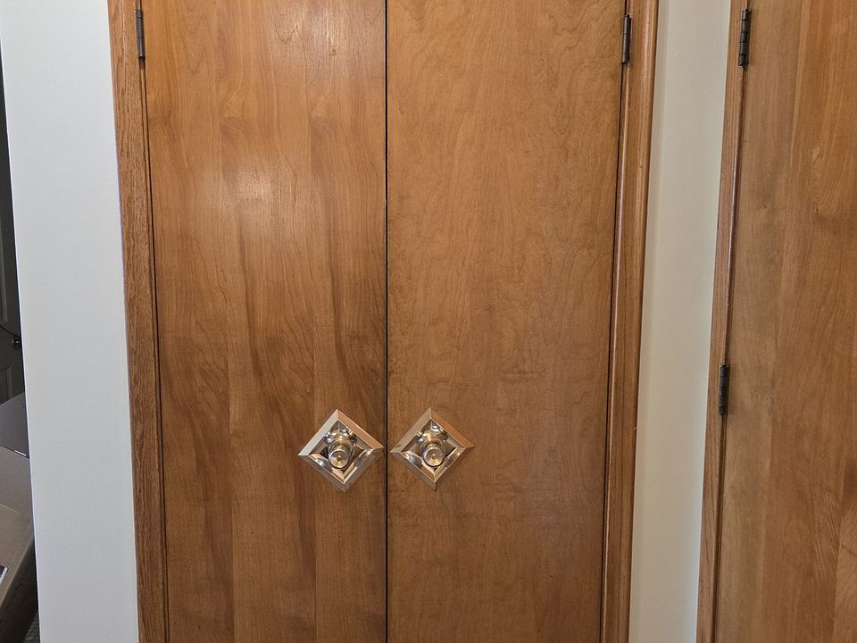 Large entry closet.