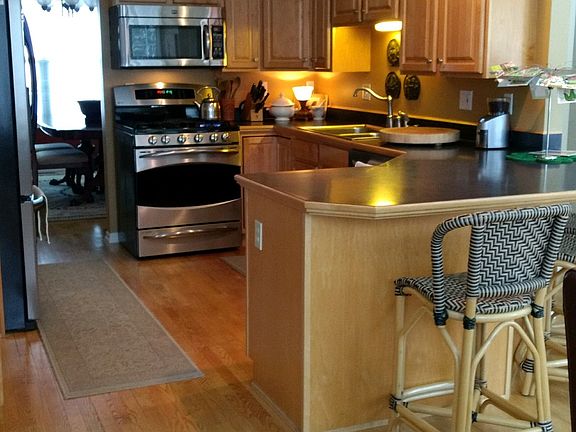 Open floor plan kitchen
