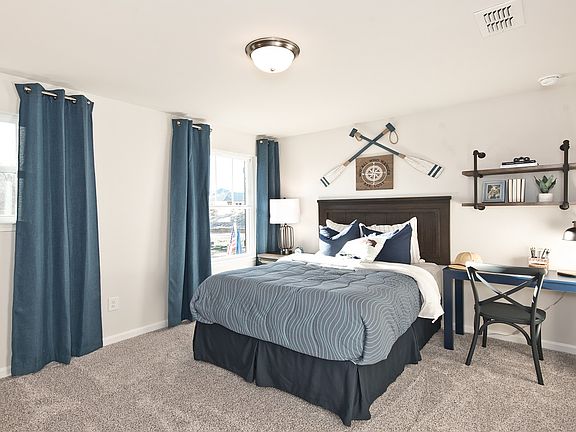 Taylorsville floorplan modeled at Union Grove in Braselton, GA.