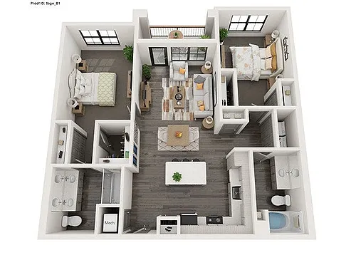Floor plan B1