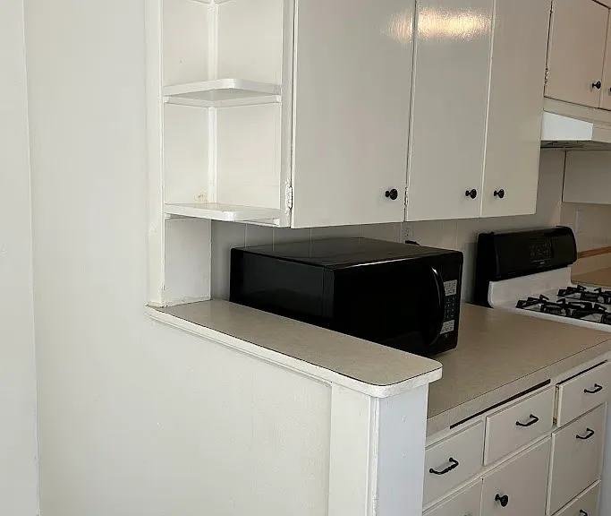 looking into kitchen from laundry room