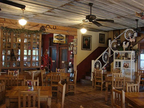 Dining area & antiques