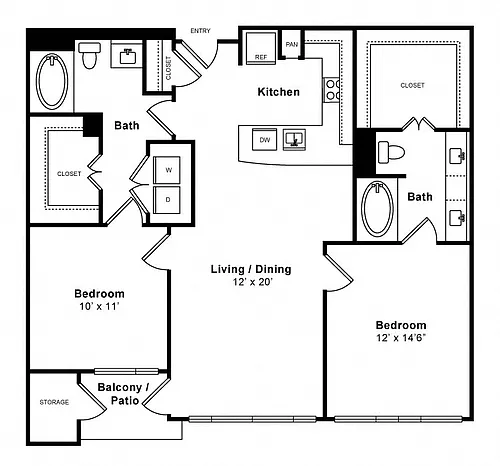 Floor plan Good Heart - Mid-Rise