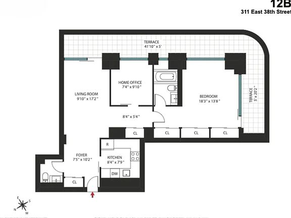 2nd image of 311 E 38th St APT 12B