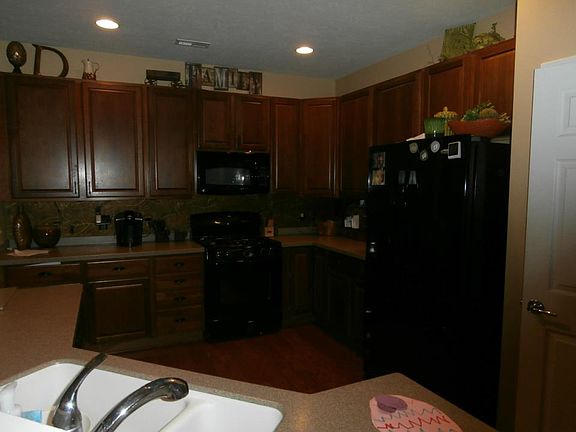 Kitchen with Corian counters