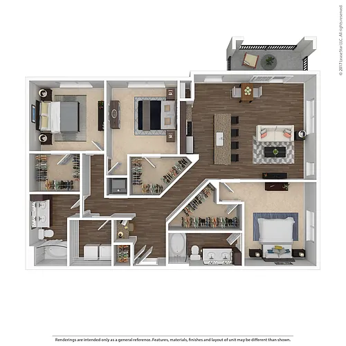 Floor plan Teal