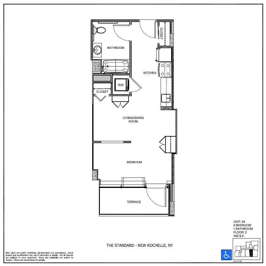 Floor plan THE WASHINGTON UNIT