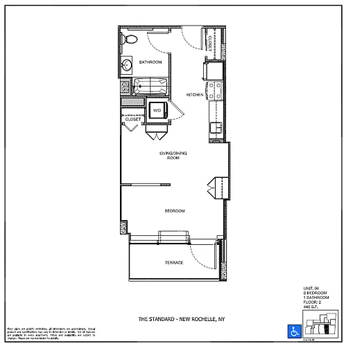 Floor plan THE WASHINGTON UNIT