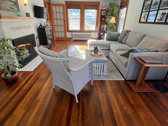 Living Room facing Pine Point Road
