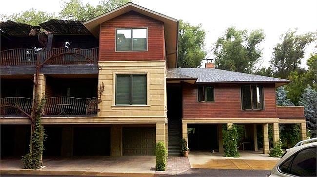 Exterior of the Townhome unit.