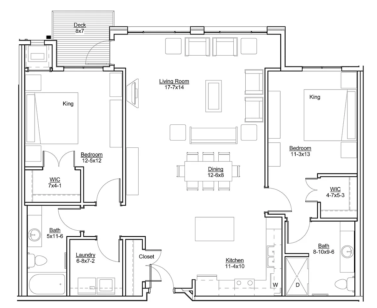 Floor plan 2NHCF