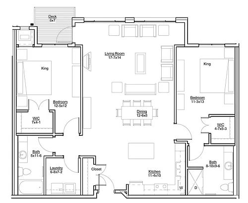 Floor plan 2NHCF