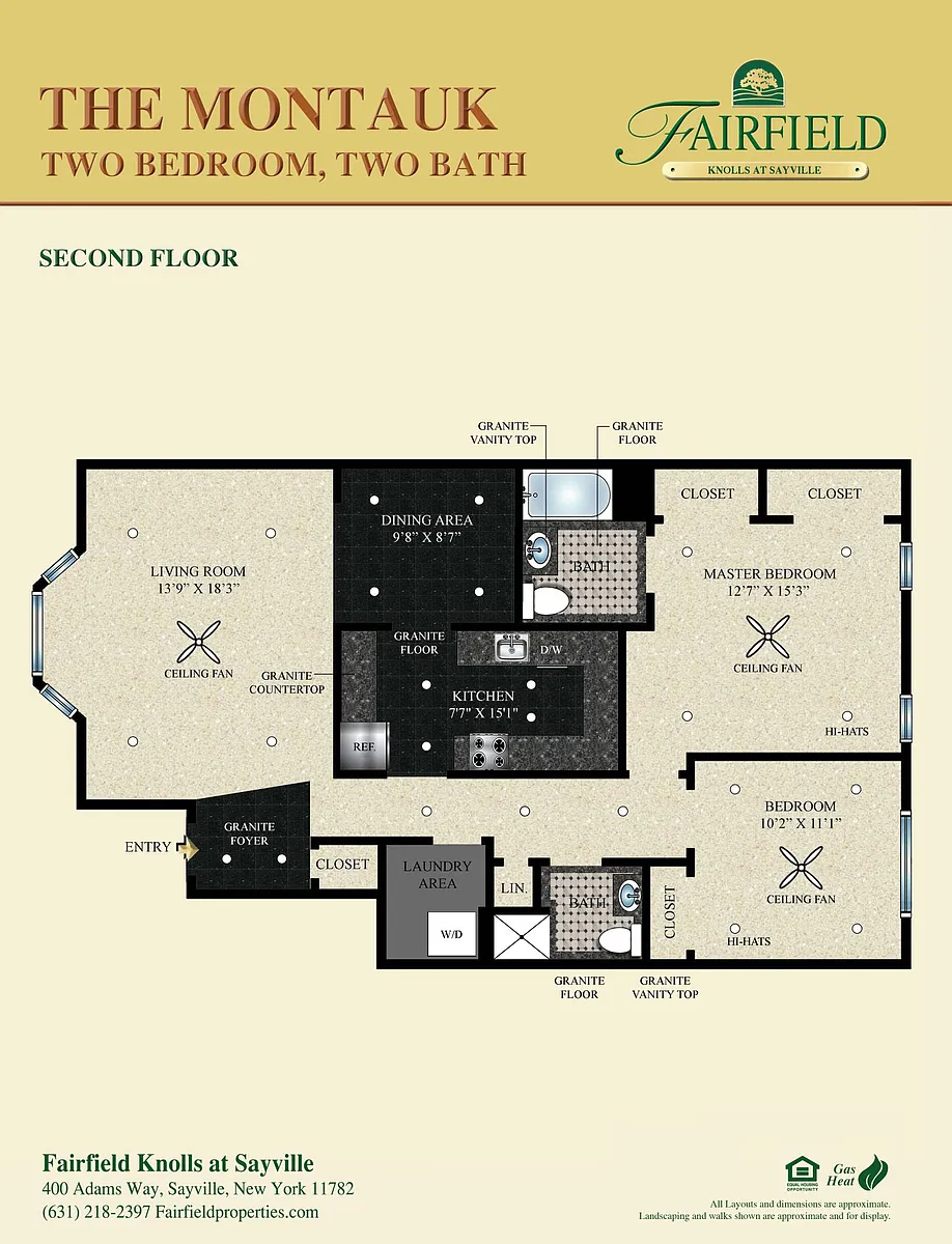 Floor plan The Montauk