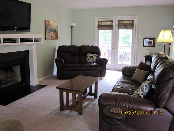 French Doors lead to Deck