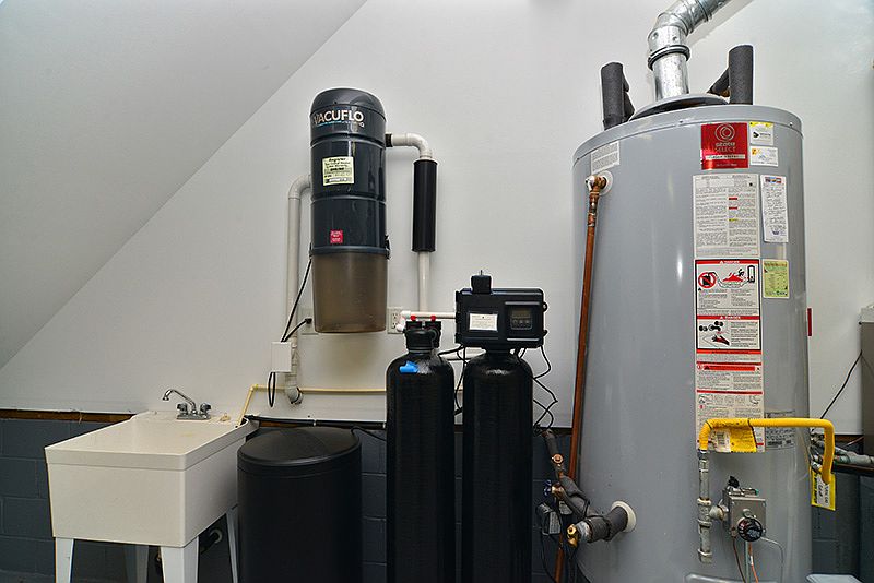 Central Vac & Water Softner.