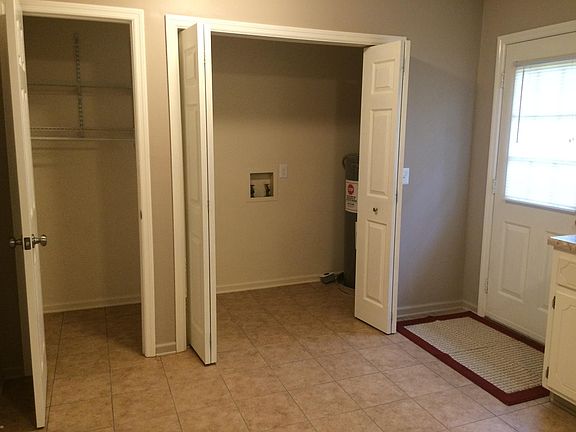 Washer/Dryer connections.