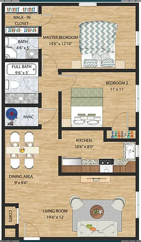 Floor plan B2R