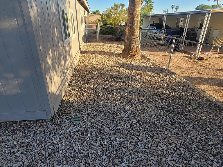 West Side Of Backyard