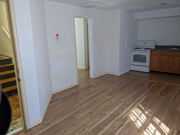 Kitchen and open living area