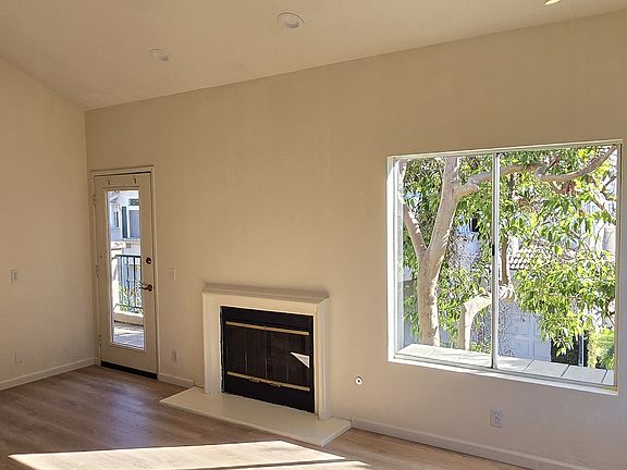 living room with fireplace