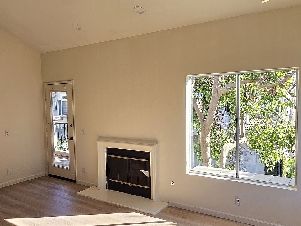 living room with fireplace