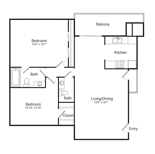 Floor plan B2