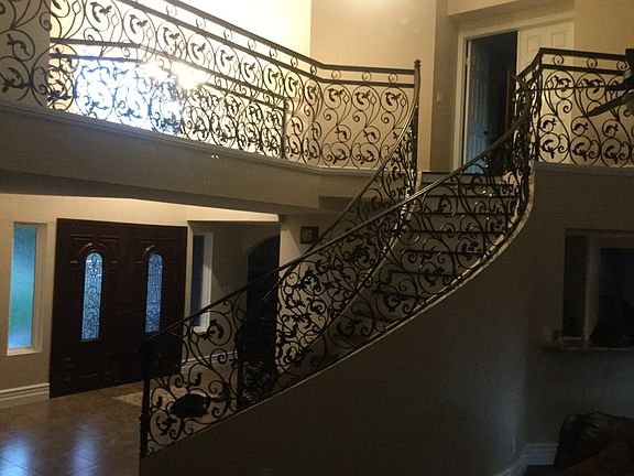 Custom Wrought Iron Railing