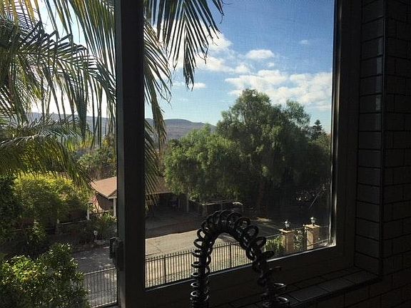 view from kitchen window