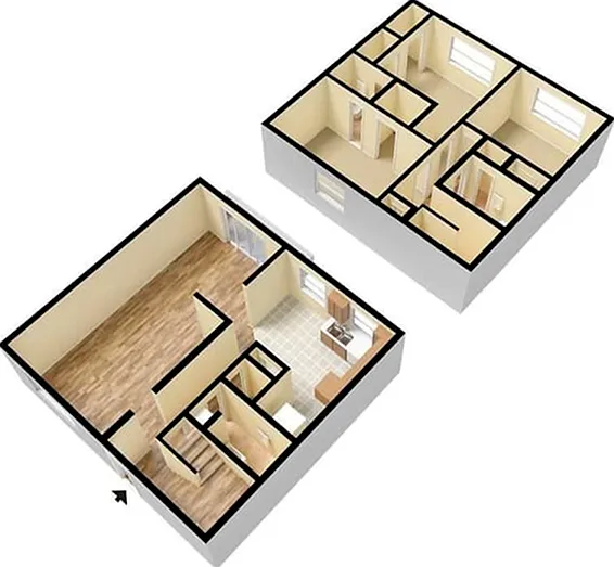 3 BR 1F, 2H Ba 3D Unfurnished 3 BR 1F, 2H Ba 3D Unfurnished